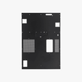 Bambu Lab rear metal panel for 3D printers, showcasing durable metal construction and precise fit for Bambu Lab printer models.