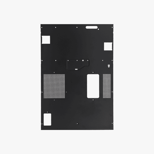 Bambu Lab rear panel for 3D printers, durable plastic part, designed to fit Bambu Lab printer models.