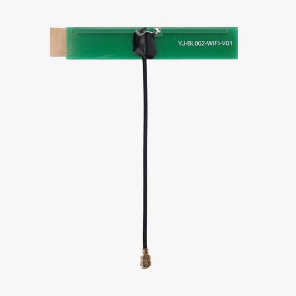 Bambu Lab WiFi antenna for 3D printers, wireless connectivity part, shown with attached wiring and mounting base.