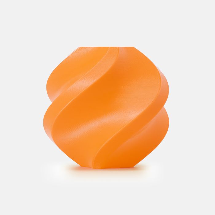Bambu TPU 85A-Neon Orange - Neon Orange 3D-printed color sample