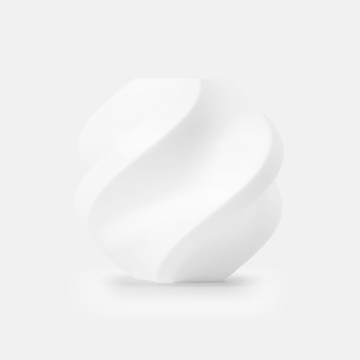 Bambu TPU 85A / TPU 90A - White 3D-printed color sample