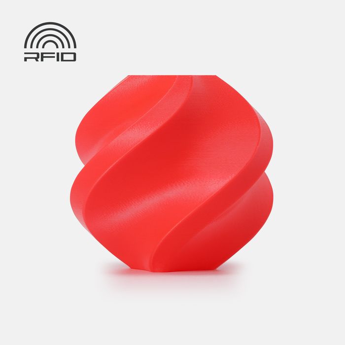 Bambu TPU for AMS - Red 3D-printed color sample