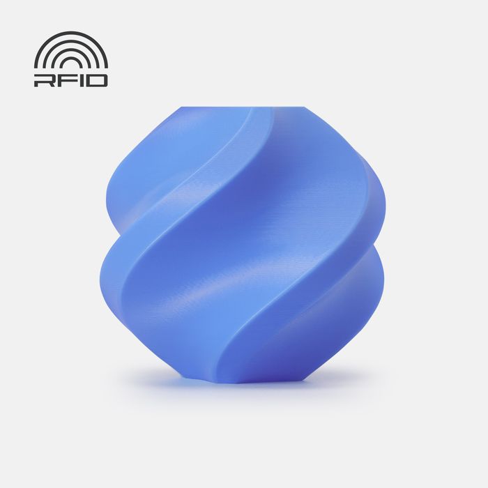 Bambu TPU for AMS - Blue 3D-printed color sample