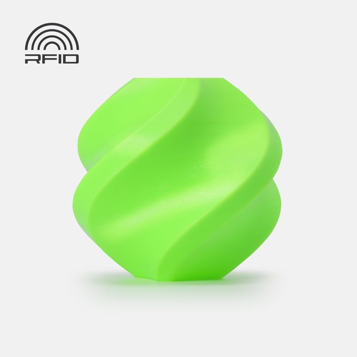Bambu TPU for AMS - Neon Green 3D-printed color sample