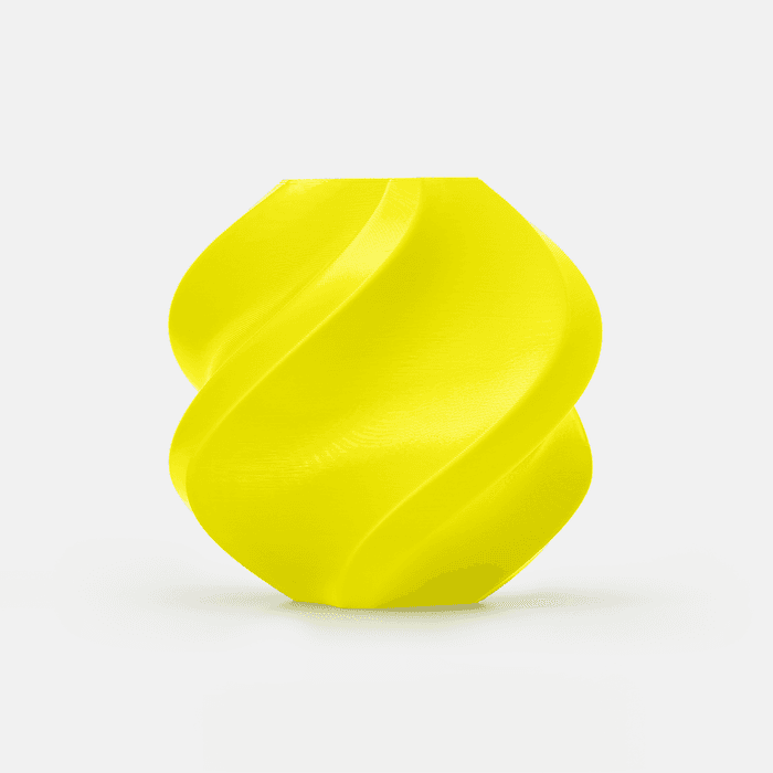 Bambu TPU 95A - Yellow 3D-printed color sample