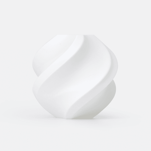 Bambu TPU 95A - White 3D-printed color sample