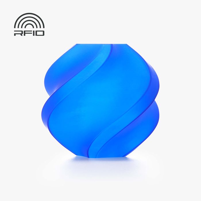 Bambu Lab PLA Translucent - blue-13611 3D-printed color sample