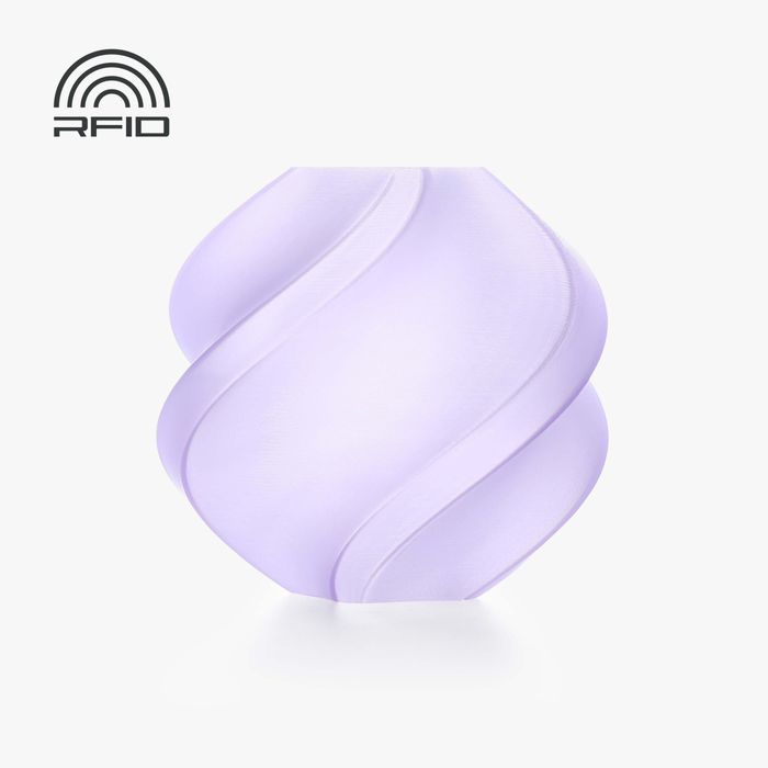 Bambu Lab PLA Translucent - lavender-13711 3D-printed color sample