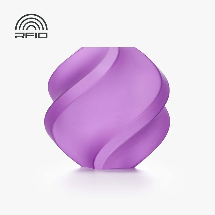 Bambu Lab PLA Translucent - purple-13710 3D-printed color sample